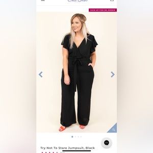 Chic Soul Black Jumpsuit